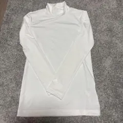 adidas ホワイト タートルネック シャツ XS