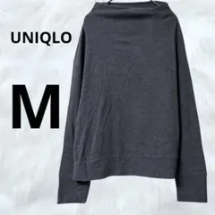 UNIQLO ソフトニットフリース　ハイネックT 長袖　ヒートテック　グレー