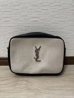 YSL ショルダーバッグ キャンバス レザーのサムネイル