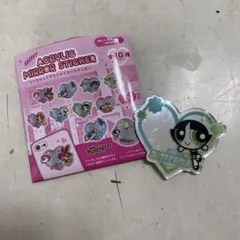 パワーパフガールズ アクリルミラーステッカー　バターカップ