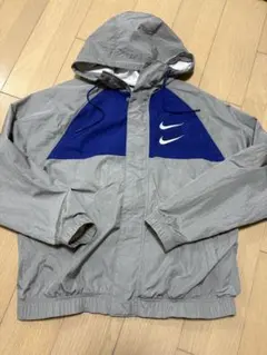 Nike ナイロンジャケット XL グレー/ブルー