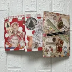 再出品　クリスマスジャンクジャーナル　土台のみ3冊セット