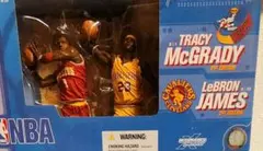 NBA マクファーレン　フィギュア 2体セット レブロン　マクグレディ
