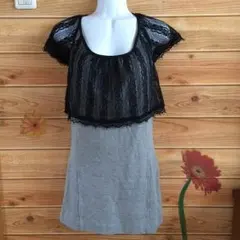 レースベスト付きワンピ☆マーキュリー