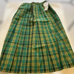 Samansa Mos2 チェック柄プリーツスカート