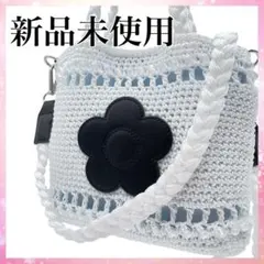 新品 MARY QUANT オーロラビーズクロッシェ 2WAYミニトートバッグ
