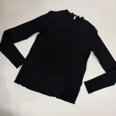 未使用　GU ジーユー　カットソー　150 黒