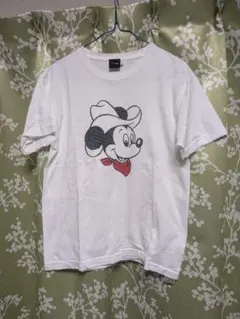 Disney ミッキーマウス 半袖Tシャツ ホワイト M