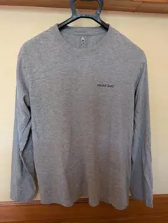 mont-bell グレー 長袖Tシャツ