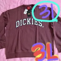 新品３Ｌ♦超、超〜〜超、激安　祭♦✨ディキーズ✨♦裏毛プリント　長袖　トレーナー