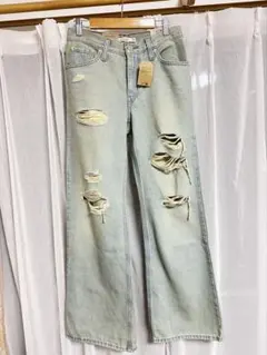 Levi's ダメージ加工 フレアデニム W25 L31