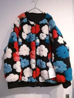 LUPILIEN フラワー柄ボアジャケット