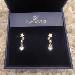 Swarovski スワロフスキー 星型クリスタルピアス