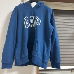 GAP ロゴパーカー 青 フーディー カジュアル レディース/メンズ