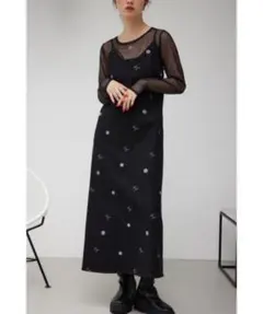 MARY QUANT×AZUL 総柄キャミワンピース