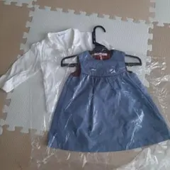 familiar 刺繍ワンピース 80