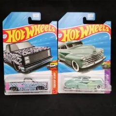 ホットウィール USカード 83 シルバラード 67 シェビー C10 計2台