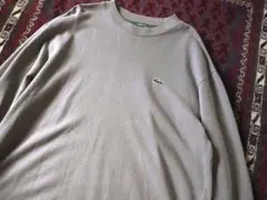LACOSTE オーバーサイズ 鹿子カットソー ロンT 4 グレー
