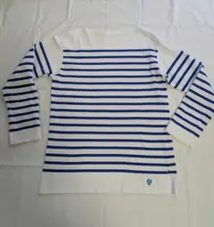 ORCIVAL　T5 バスクシャツ　青　ブルー