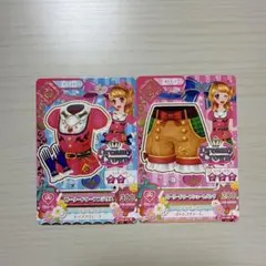 アイカツ トップスとショートパンツカードセット