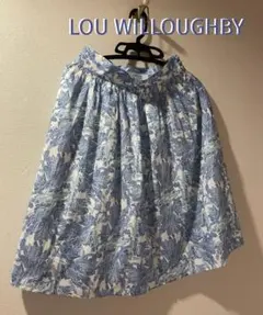 週末セールLOU WILLOUGHBY ルルウィルビー　葉柄　フレアスカートのサムネイル