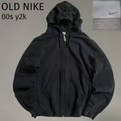y2k OLD NIKE オールドナイキ 短丈 スウェット パーカー フェード