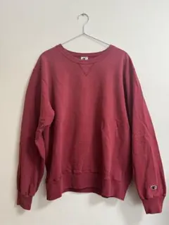 Champion バーガンディ クルーネック スウェット