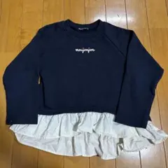 moujonjon フリル付き薄手トレーナー 110㎝