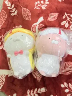 うさまる 5周年カフェ限定 パティシエ ぬいぐるみ うさまる うさこ 2点