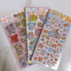 ラブ友 キラうさツインズ ウォーターinシール ハムハムcafeジュエルプチドロ