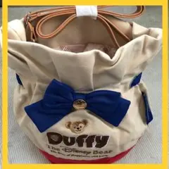 【新品未使用】Duffy The Disney Bear 巾着ショルダーバッグ