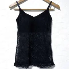 ❤️美品❤️ブラトップ Domace ドマーチェ thank me レース ブラック