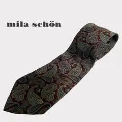 mila schön ペイズリー柄 ネクタイ