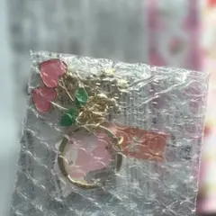 サンリオ　きらきらフルーツチャーム　 Bハートさくらんぼ　マイメロ