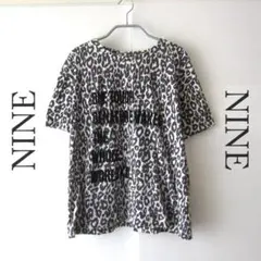 美品　NINE/ナイン★　ヒョウ柄Tシャツのサムネイル