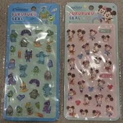 ディズニーぷくぷくシール2枚セット
