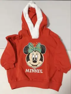 ミニーマウス フード付きトレーナー 90cm