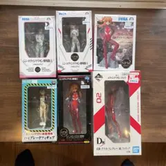 6 Models characters Evangelion SPM