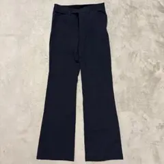 ユニクロ❤️UNIQLO スラックス ウエスト58 美シルエット ブラック 美品