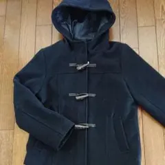 【ポンポネット】紺色のダッフルコート 150