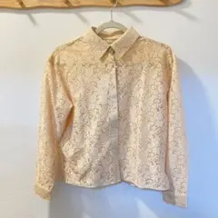 GU レースシャツ　長袖　S 未使用品