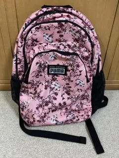 【新品】プーマ PUMA レディースリュック　ピンク　花柄のサムネイル