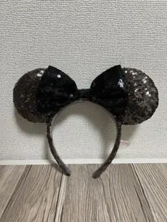 ミッキー型スパンコールカチューシャ