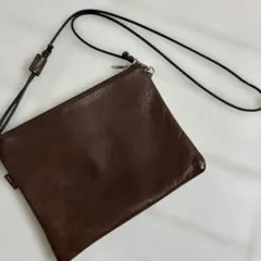 ショルダーバッグ　革　ミスターオリーブ　ブラウンのサムネイル