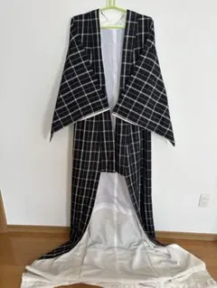 大衆演劇　裾引き 裾引き すそひき おひき 踊り 着物 舞踊 仕立て上がり 白地 銀箔 桜