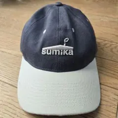sumika ロゴ ネイビー ホワイト キャップ 帽子のサムネイル