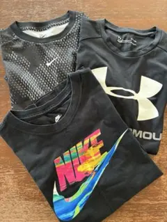 キッズTシャツ　３枚まとめ売り　UNDER ARMOUR ／ NIKE