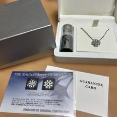 Brilliant Arrow 花モチーフ ネックレス SuperCZ 米倉涼子