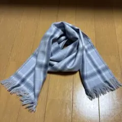 チェック柄 ストール フリンジ付きのサムネイル