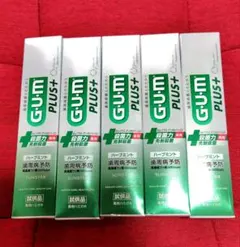 SUNSTAR GUM PLUS 歯磨き粉 試供品5本セットのサムネイル